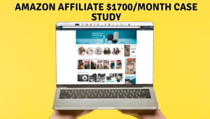 Amazon affiliate $1700 - Month Case Study